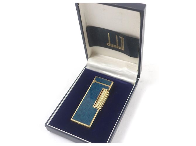 Alfred Dunhill Briquet en marbre Dunhill 13744 Bleu - vue 2