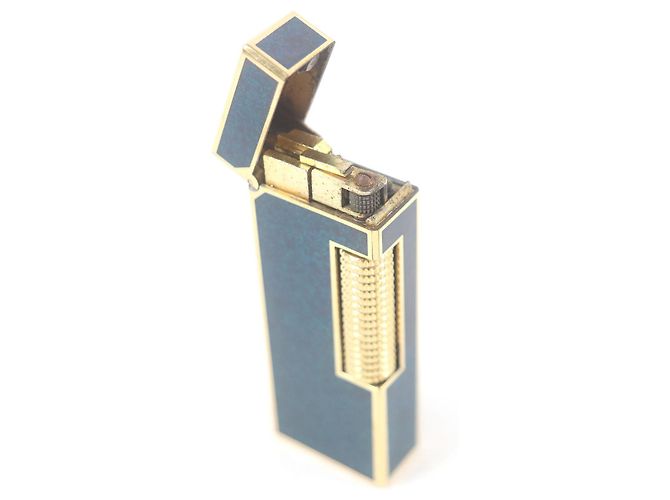 Alfred Dunhill Briquet en marbre Dunhill 13744 Bleu - vue 4