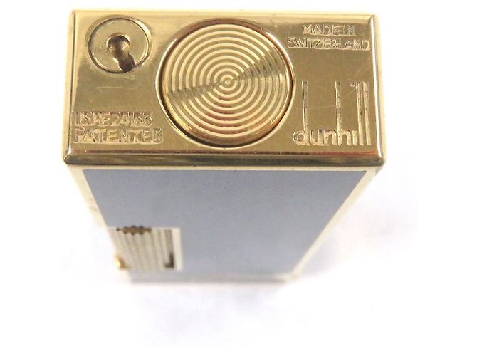 Alfred Dunhill Briquet en marbre Dunhill 13744 Bleu - vue 6