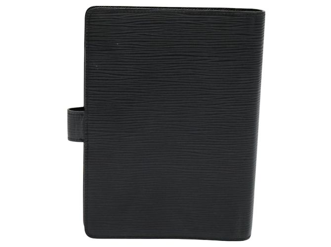 Copertura per agenda Louis Vuitton in pelle Epi PM Nero - vista 2