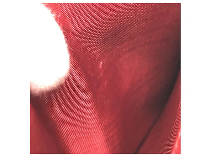 Billetera bifold de cuero Saffiano rojo Prada 1ML018 Roja - vista 10