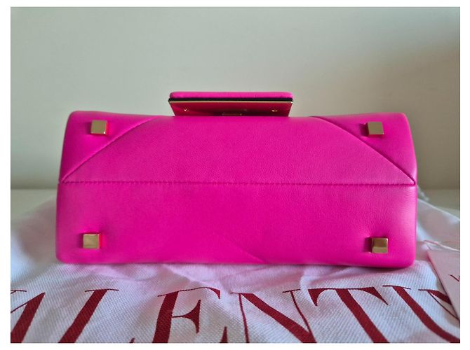 Borsa One Stud Valentino Garavani Rosa - vista 5