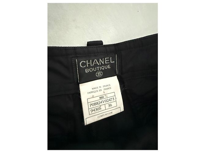 Chanel Pantalones, leggings Negro - vista 5