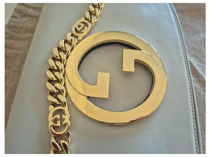 Gucci Blondie Ledertasche weiß - Ansicht 10