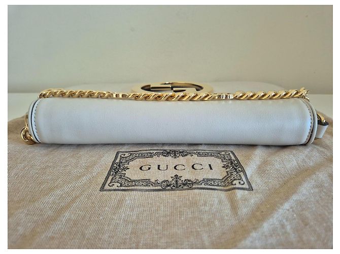 Gucci Blondie Ledertasche weiß - Ansicht 5