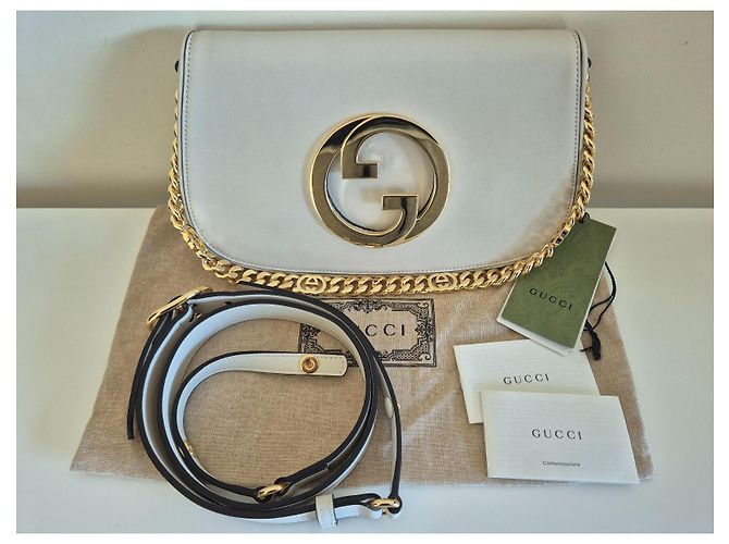 Gucci Blondie Ledertasche weiß - Ansicht 9