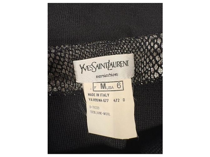 Yves Saint Laurent Rockanzug Python Print Wolle Python drucken - Ansicht 9