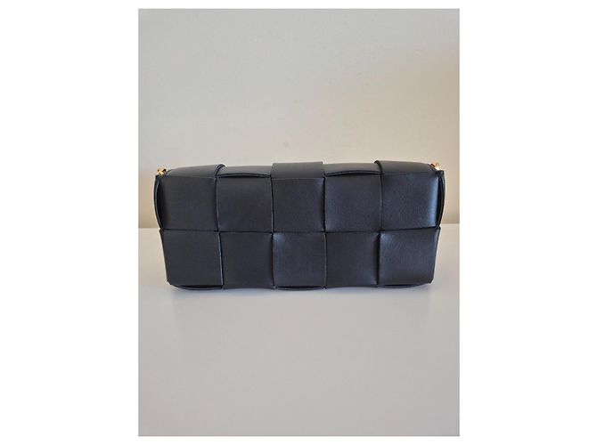 Borsa mini intrecciato Bottega Veneta Nero - vista 3