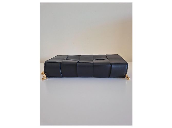Borsa mini intrecciato Bottega Veneta Nero - vista 4