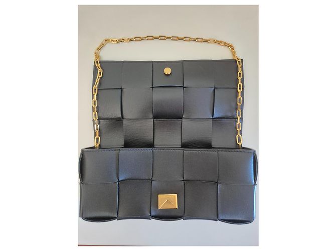Borsa mini intrecciato Bottega Veneta Nero - vista 8