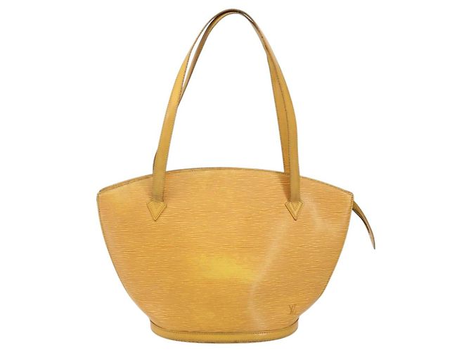 LOUIS VUITTON Borsa a Spalla Epi Saint Jacques Gialla M52269 Auth 142607 Giallo - vista 13