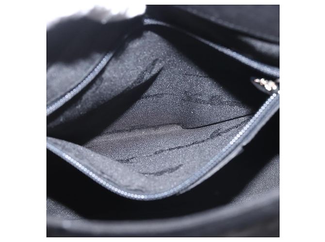 Borsa a Spalla Salvatore Ferragamo in Pelle Scamosciata Grigia Argento Auth BA6020 Marrone - vista 11