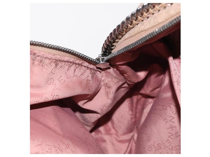 Autre Marque Zaino Stella McCartney Camoscio Beige Argento 410905 Auth BA5213 - vista 22
