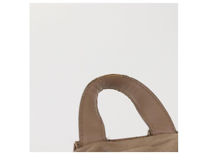 Autre Marque Zaino Stella McCartney Camoscio Beige Argento 410905 Auth BA5213 - vista 8