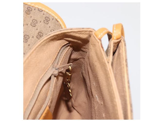 Gucci Borsa a Spalla Micro GG Supreme PVC Beige Oro 007 92 5548 Auth ep10883 D'oro - vista 19