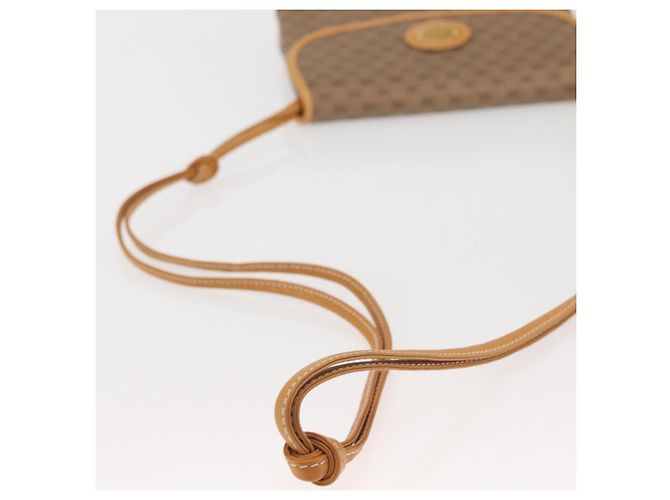 Gucci Borsa a Spalla Micro GG Supreme PVC Beige Oro 007 92 5548 Auth ep10883 D'oro - vista 7