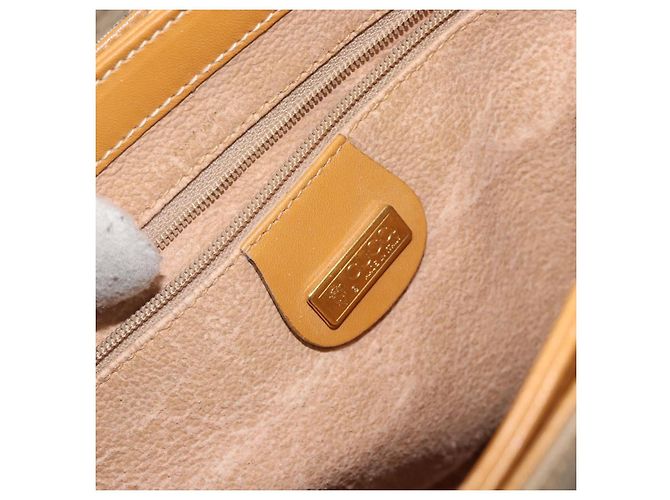 Gucci Borsa a Spalla Micro GG Supreme PVC Beige Oro 001 116 0924 Auth BA6004 D'oro - vista 18