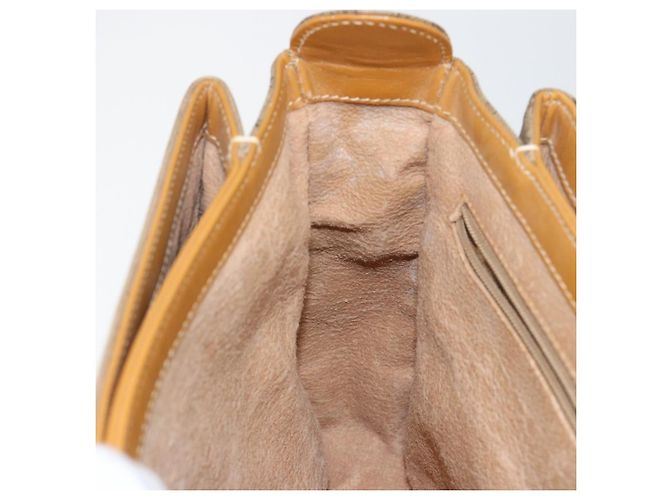 Gucci Borsa a Spalla Micro GG Supreme PVC Beige Oro 001 116 0924 Auth BA6004 D'oro - vista 20