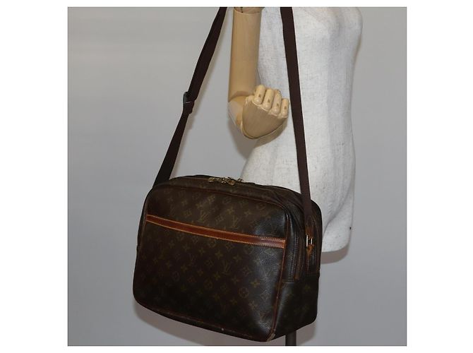 LOUIS VUITTON Borsa a Spalla Reporter GM Monogram M45252 LV Auth 140930 Monogramma - vista 22