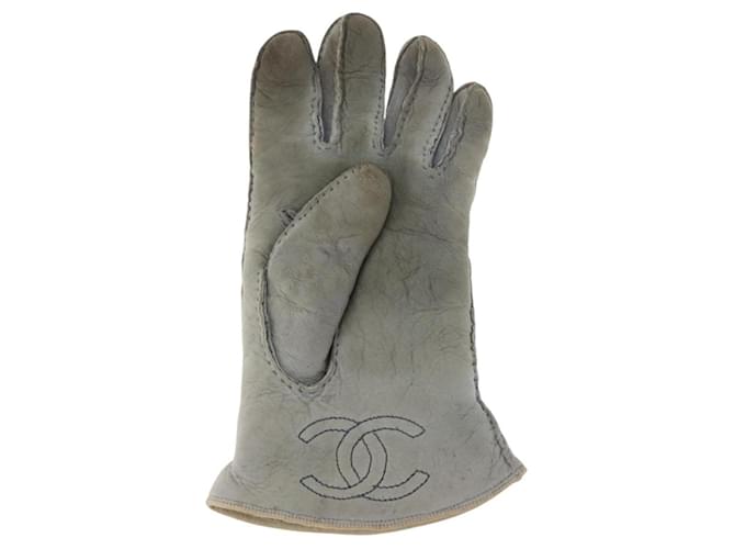 Mouton Handschuhe Blau CC Auth bs29196 CHANEL - Ansicht 2