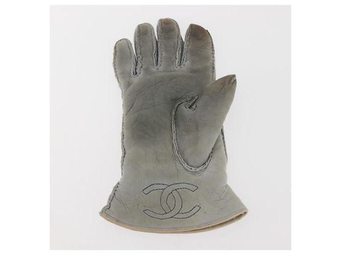 Mouton Handschuhe Blau CC Auth bs29196 CHANEL - Ansicht 8