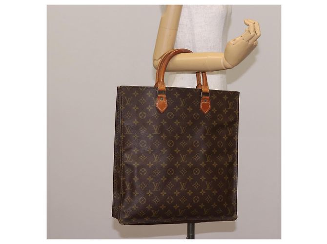 LOUIS VUITTON Monogram Sac Plat Handtasche Vintage M51140 LV Auth bs29434 Monogramm - Ansicht 18