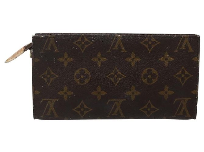 LOUIS VUITTON Monogram Bucket GM Accessory Pouch Vintage LV Auth 142749 - view 2