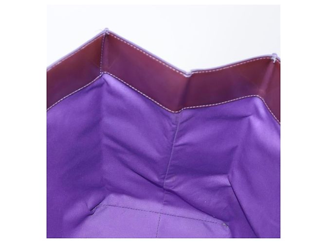 LOUIS VUITTON Bolsa Tote Reade GM Monogram Vernis Roxo M91085 Auth 142176 - vista 20