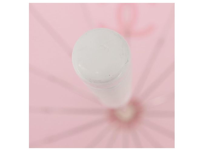 CHANEL L'Année 2000 Parapluie Nylon Rose CC Auth 143176V - vue 18