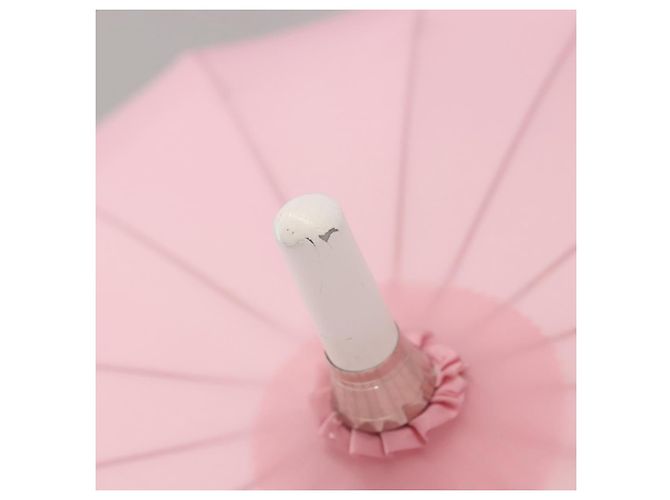 CHANEL L'Année 2000 Parapluie Nylon Rose CC Auth 143176V - vue 7