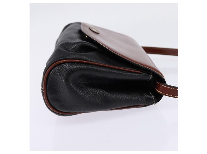 BALLY Borsa a Spalla in Pelle Nera e Oro Auth BA5594 Nero D'oro - vista 4