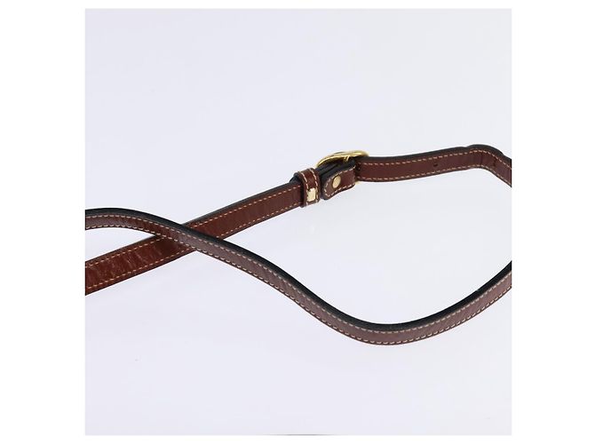 BALLY Borsa a Spalla in Pelle Nera e Oro Auth BA5594 Nero D'oro - vista 8