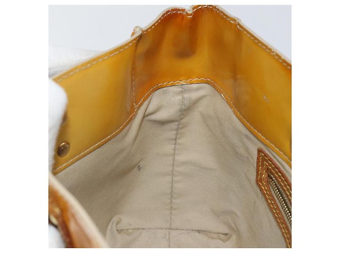 LOUIS VUITTON Borsa a Mano Monogram Vernis Reade PM Beige M91334 LV Auth SW1514 - vista 20