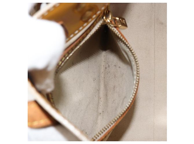 LOUIS VUITTON Borsa a Mano Monogram Vernis Reade PM Beige M91334 LV Auth SW1514 - vista 21