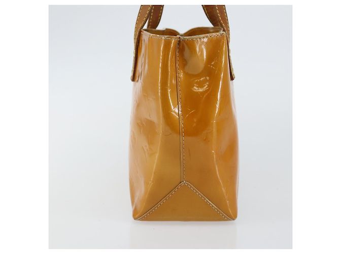 LOUIS VUITTON Borsa a Mano Monogram Vernis Reade PM Beige M91334 LV Auth SW1514 - vista 3