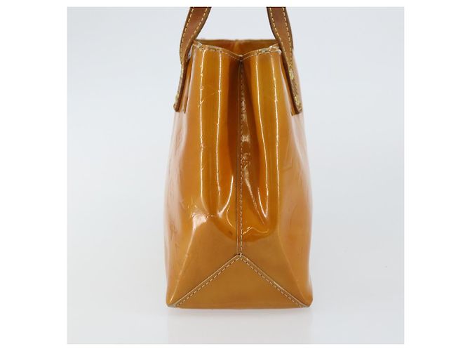 LOUIS VUITTON Borsa a Mano Monogram Vernis Reade PM Beige M91334 LV Auth SW1514 - vista 4