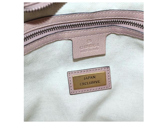Gucci Borsa a mano GG Canvas 2way Beige Oro 323675 Auth BA5865 D'oro - vista 19