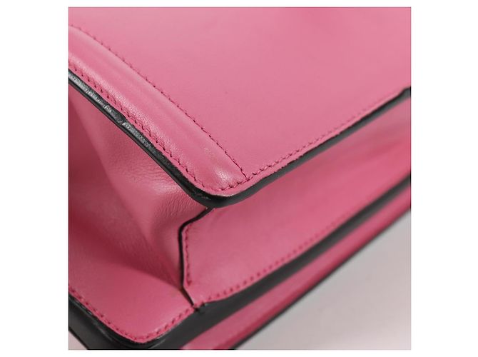 PRADA Borsa a mano Bell in pelle 2 in 1 Rosa Oro Auth 141818M D'oro - vista 14