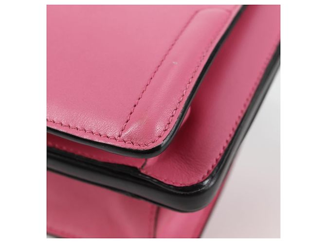 PRADA Borsa a mano Bell in pelle 2 in 1 Rosa Oro Auth 141818M D'oro - vista 17