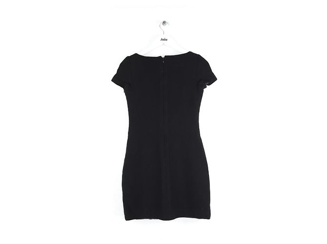 Etiquette Prada Schwarzes Wollkleid - Ansicht 3