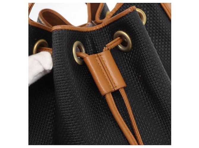 Borsa a Spalla in PVC Pelle Nera Auth SW1561 di SAINT LAURENT Nero - vista 11