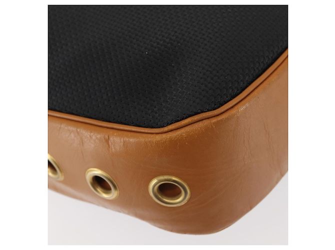 Borsa a Spalla in PVC Pelle Nera Auth SW1561 di SAINT LAURENT Nero - vista 15