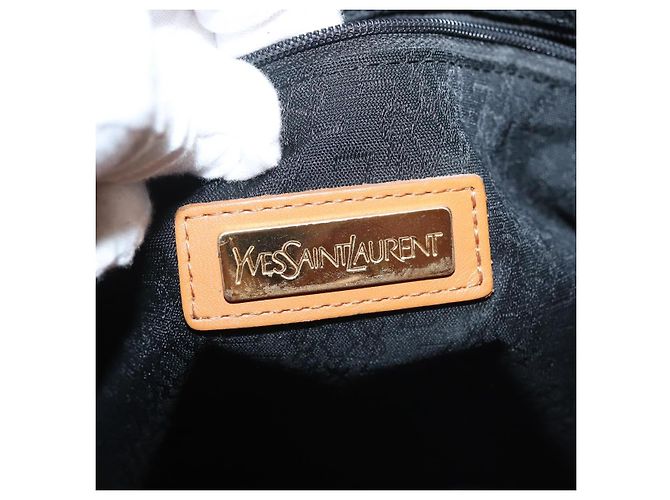 Borsa a Spalla in PVC Pelle Nera Auth SW1561 di SAINT LAURENT Nero - vista 17