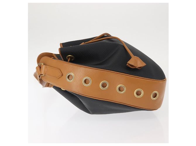 Borsa a Spalla in PVC Pelle Nera Auth SW1561 di SAINT LAURENT Nero - vista 4