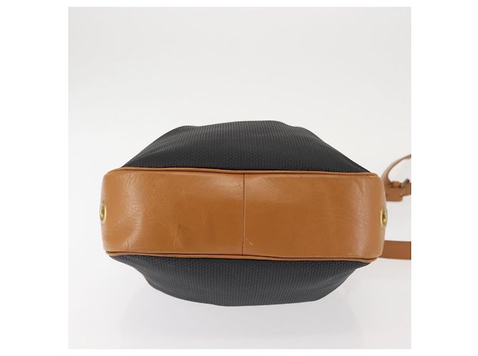 Borsa a Spalla in PVC Pelle Nera Auth SW1561 di SAINT LAURENT Nero - vista 5