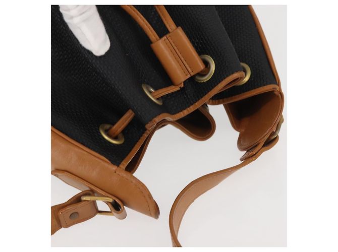 Borsa a Spalla in PVC Pelle Nera Auth SW1561 di SAINT LAURENT Nero - vista 6