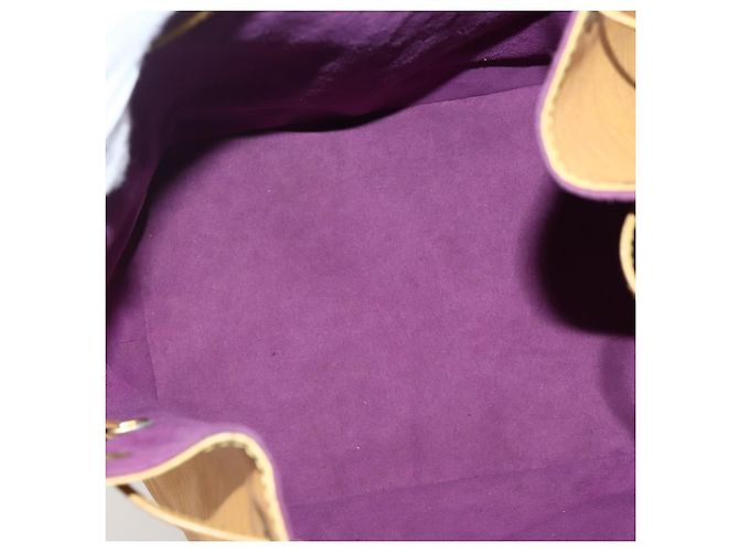 Noe LOUIS VUITTON Borsa a Spalla Petit Noé Epi Gialla M44109 LV Auth 142786 Giallo - vista 11
