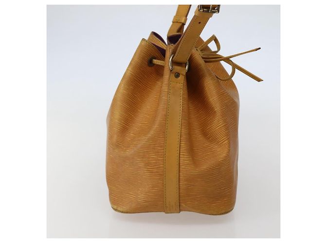 Noe LOUIS VUITTON Borsa a Spalla Petit Noé Epi Gialla M44109 LV Auth 142786 Giallo - vista 3