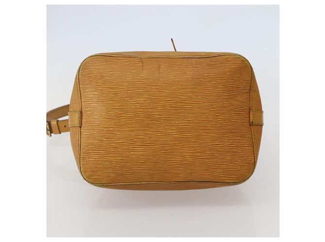 Noe LOUIS VUITTON Borsa a Spalla Petit Noé Epi Gialla M44109 LV Auth 142786 Giallo - vista 5