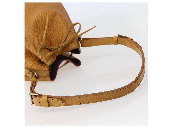 Noe LOUIS VUITTON Borsa a Spalla Petit Noé Epi Gialla M44109 LV Auth 142786 Giallo - vista 7